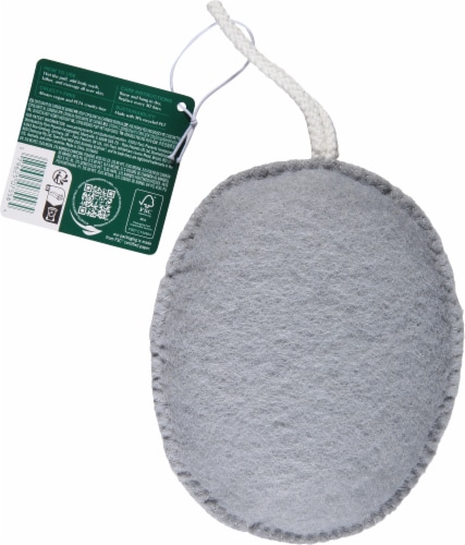 Ecotools® Charcoal Exfoliating Puff Perspective: back