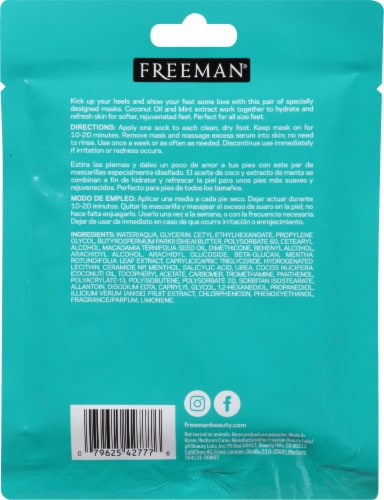 Freeman Flirty Feet Sheet Mask Perspective: back
