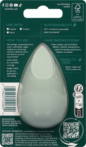 EcoTools® Blurring Blender Sponge Perspective: back