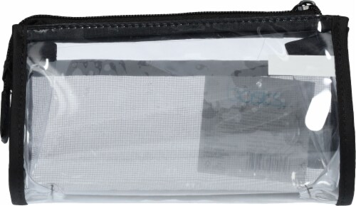 Basics® Clear Clutch Cosmetic Bag Perspective: back