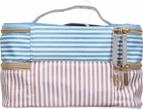 Scunci Stripe Cosmetic Bag Perspective: back