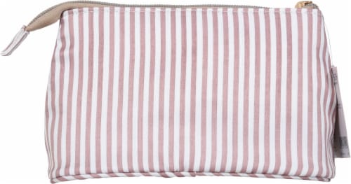 Scunci Stripe Cosmetic Bag Perspective: back