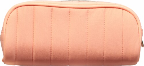 Scunci Quilt Cosmetic Bag - Coral Perspective: back
