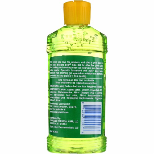 Banana Boat Aloe Vera Soothing After Sun Gel, 8 fl oz Perspective: back