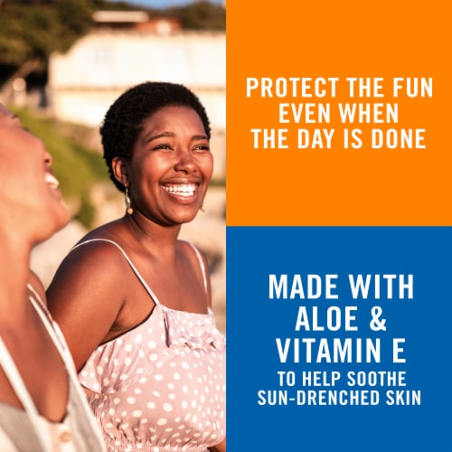 Banana Boat Moisturizing After Sun Lotion with Aloe and Vitamin E Perspective: back