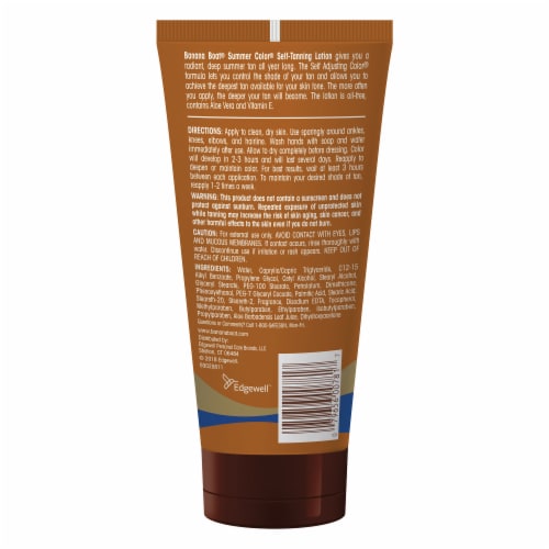 Banana Boat® Summer Color® Deep Dark Color Self-Tanning Lotion Perspective: back