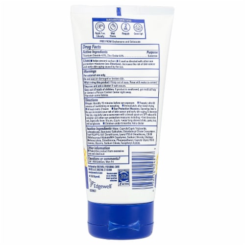 Banana Boat Kids 100% Mineral SPF 50+ Sunscreen Lotion Perspective: back