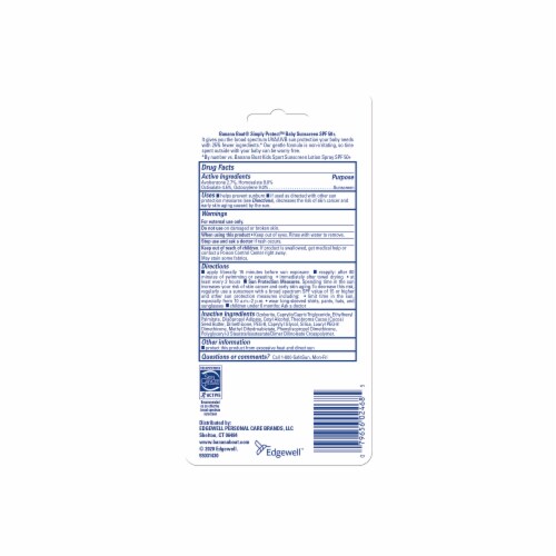 Banana Boat Simply Protect Baby Sunscreen Stick SPF 50+ Perspective: back