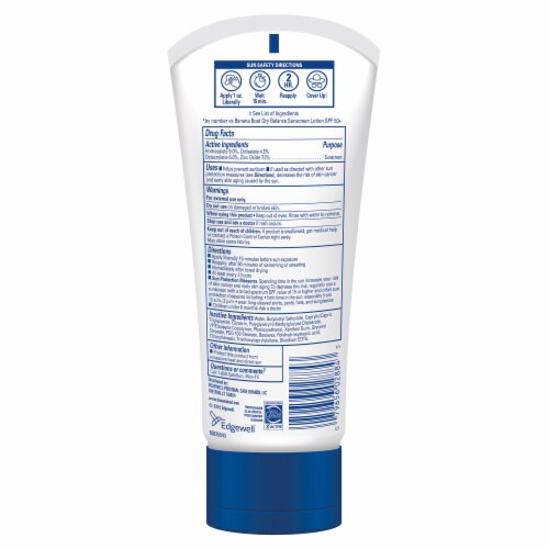Banana Boat Simply Protect Sensitive Sunscreen Lotion SPF 50+ Perspective: back