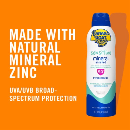 Banana Boat® Simply Protect Sensitive Spray Sunscreen SPF 50 Perspective: back