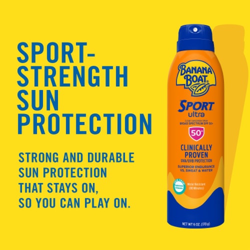 Banana Boat Sport Ultra SPF 50 Sunscreen Spray Perspective: back
