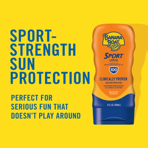 Banana Boat Ultra Sport Sunscreen Lotion SPF 100 Perspective: back