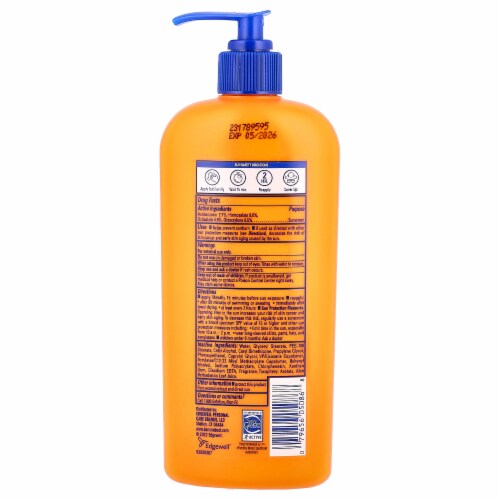 Banana Boat Sport Ultra Sunscreen Lotion SPF 50 Broad Spectrum Superior Endurance Vs Sweat + Water Perspective: back