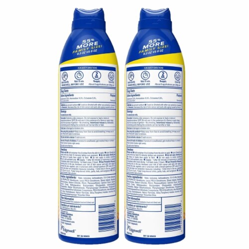 Banana Boat Sport Kids Sunscreen Spray, SPF 50, 9.5 Ounce (Pack of 2) Perspective: back