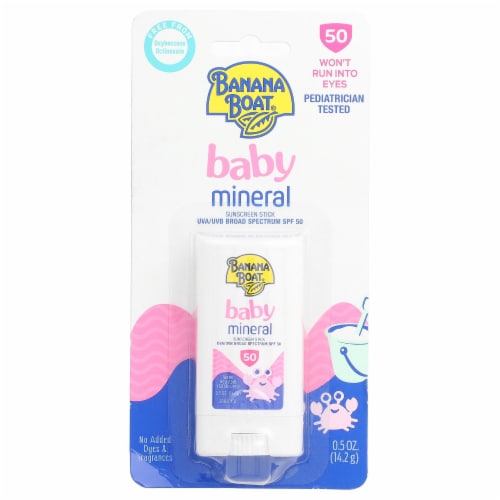 Banana Boat Baby Mineral Sunscreen Stick SPF50 – 0.5 oz (14.2 g)