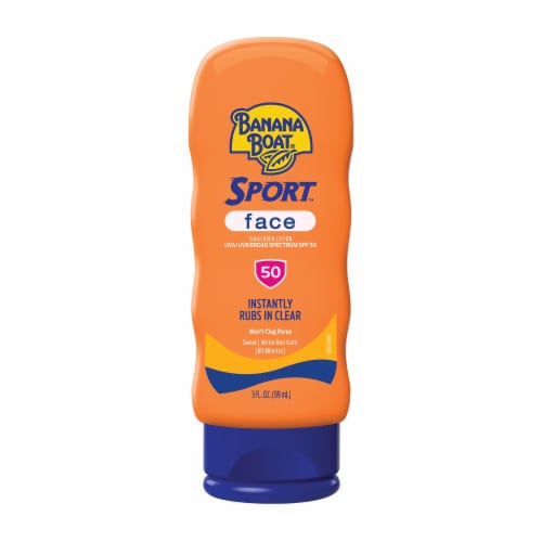 Banana Boat Sport Ultra Sunscreen Lotion for Face SPF 50 Broad Spectrum Perspective: back