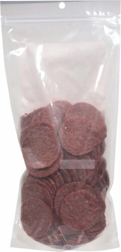 Old Trapper Hot & Spicy Beef Jerky Perspective: back