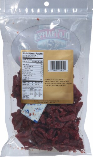 Old Trapper Old Fashioned Beef Jerky Perspective: back