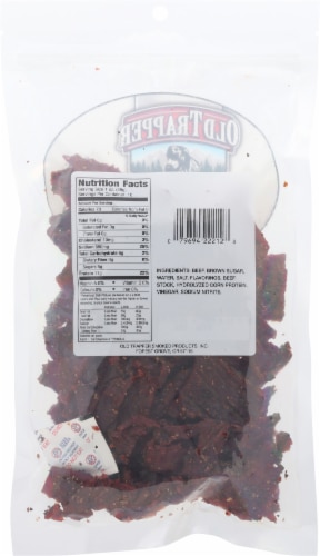 Old Trapper Peppered Beef Jerky traditional style