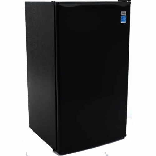 Avanti RM32J1B 3.3 Cu. Ft. Black Compact Refrigerator Perspective: back