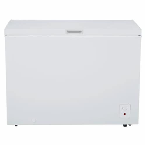 Avanti CF104M0W 10.4 Cubic Foot Adjustable Temperature Deep Chest Freezer, White Perspective: back