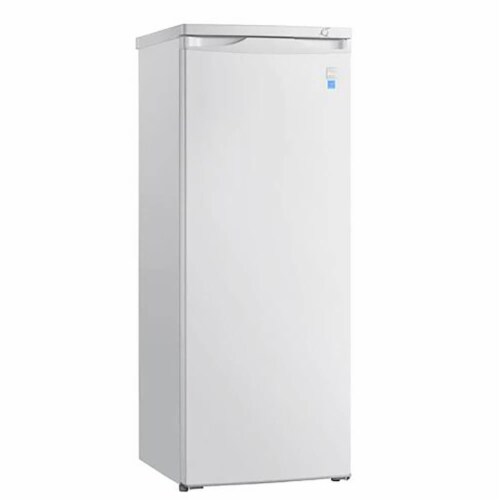 Avanti VFM58B0W 5.8 Cu. Ft. White Vertical Freezer Perspective: back