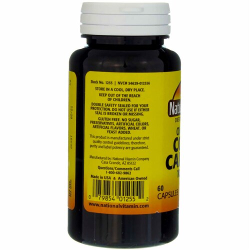 Nature's Blend Okinawa Coral Calcium Capsules 1000mg Perspective: back