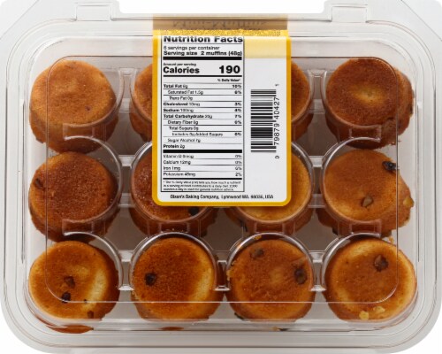 Ann Marie's Sugar Free Banana Nut Mini Muffins Perspective: back
