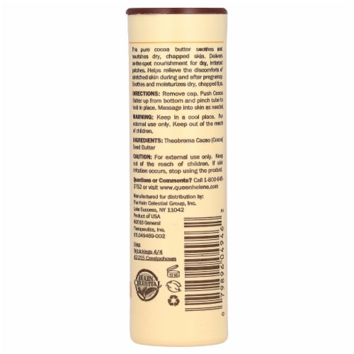 Queen Helene 100% Cocoa Butter - 1 oz (28 g) Perspective: back