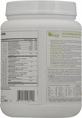 Naturade Vegan Smart Vanilla Nutritional Shake Perspective: back