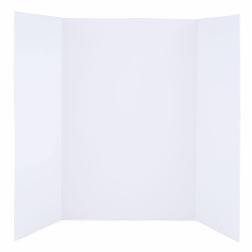 Elmer's® Tri-Fold Foam Display Board - White Perspective: back