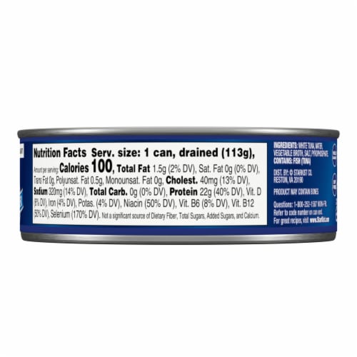 Starkist tuna label