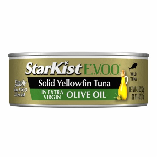 StarKist E.V.O.O. Solid Yellowfin Tuna in Extra Virgin Olive Oil Perspective: back