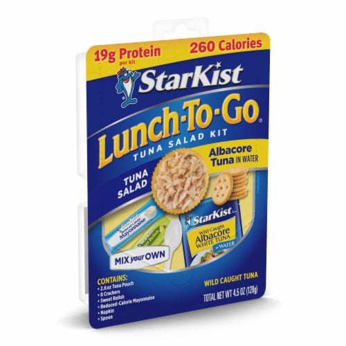 StarKist Lunch to-Go Albacore Mix Your Own Tuna Salad Kit Perspective: back