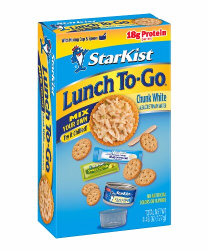 StarKist Lunch To-Go Chunk White Mix Your Own Tuna Salad (Can) Perspective: back