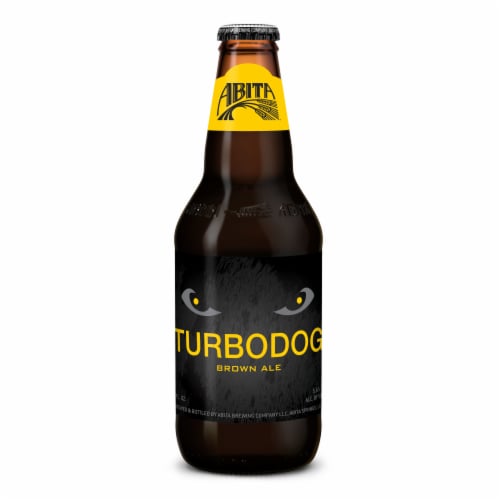 Abita Turbodog Brown Ale Craft Beer Bottles Perspective: back