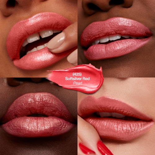 Revlon Super Lustrous Lipstick 425 Softsilver Red Perspective: back