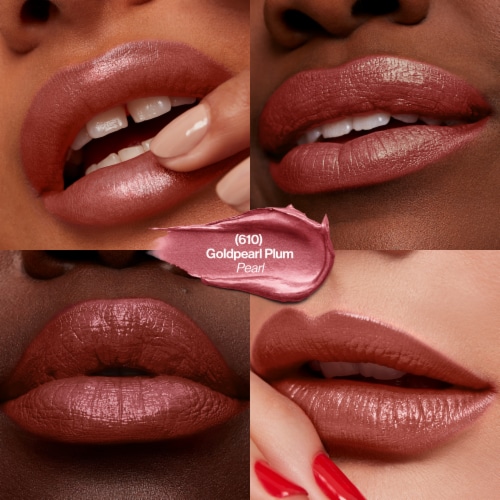 Revlon Super Lustrous Lipstick 610 Goldpearl Plum Perspective: back