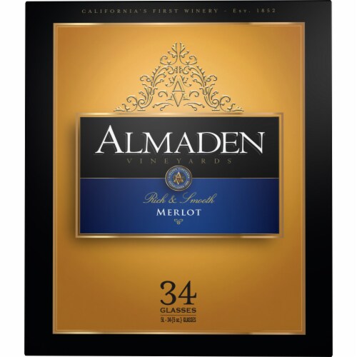 Almaden Heritage Merlot Chile Red Wine Perspective: back