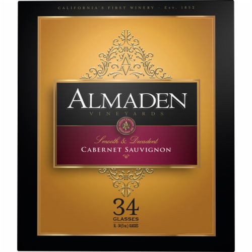 Almaden Heritage Cabernet Sauvignon Red Wine Perspective: back