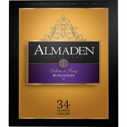 Almaden Mountain Burgundy Red Blend California Wine Perspective: back