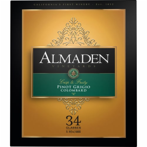 Almaden Pinot Grigio/Colombard White Blend California Wine Perspective: back