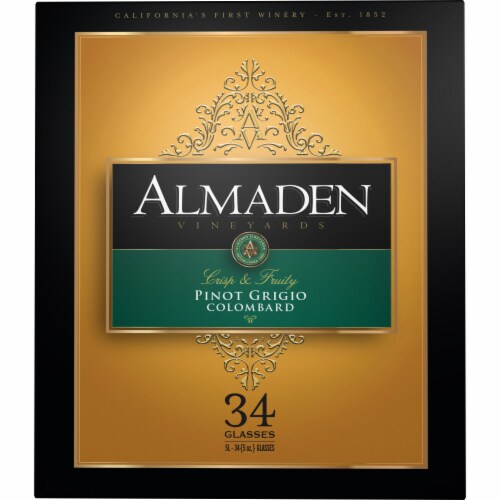 Almaden Pinot Grigio/Colombard White Blend California Wine Perspective: back