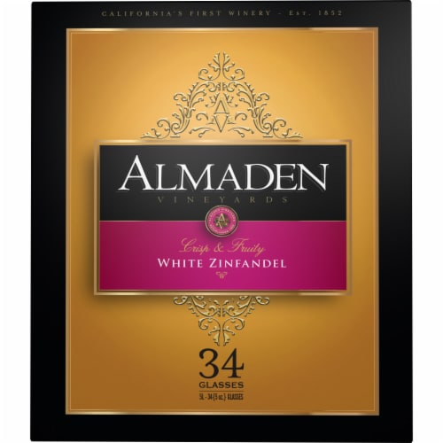 Almaden Mountain White Zinfandel California Rose Wine Perspective: back