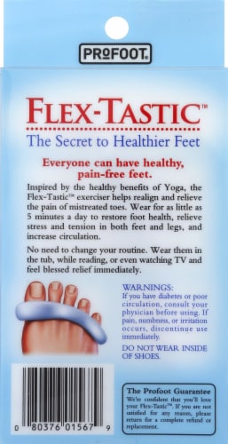 Profoot® Flex-Tastic™ Toe Relaxers Perspective: back