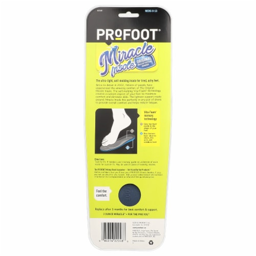 Profoot® Men's Miracle Insoles Perspective: back