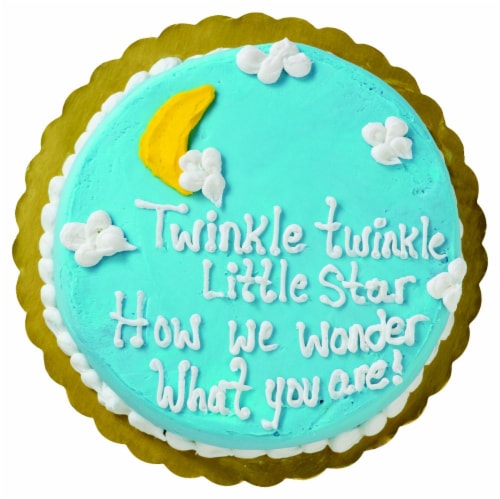 Gender Reveal Cake Perspective: back