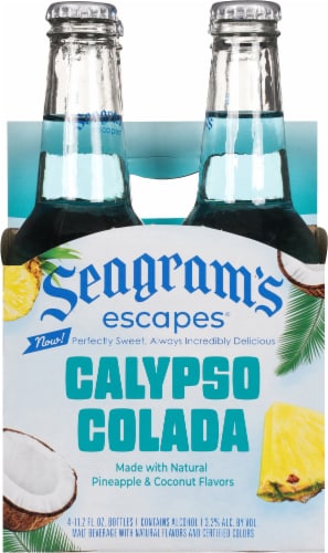 Seagram's Escapes® Calypso Colada Pineapple & Coconut Flavored Hard Beverage Cooler Perspective: back