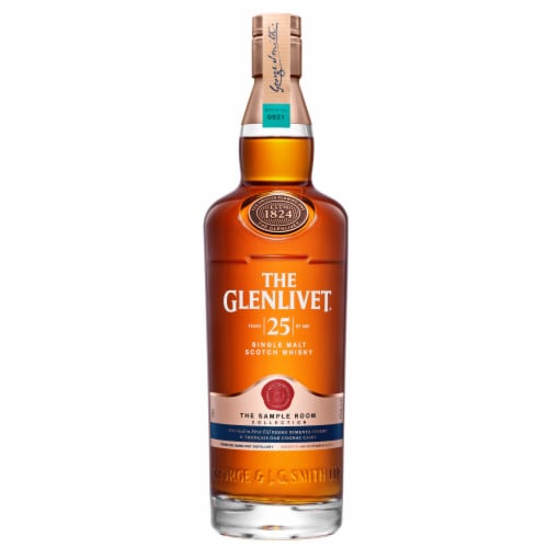 The Glenlivet Aged 25 Years Xxv Single Malt Scotch Whisky Perspective: back