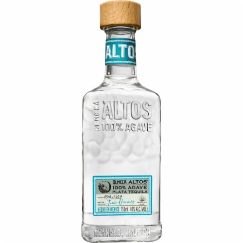 Olmeca Altos Plata Tequila Perspective: back